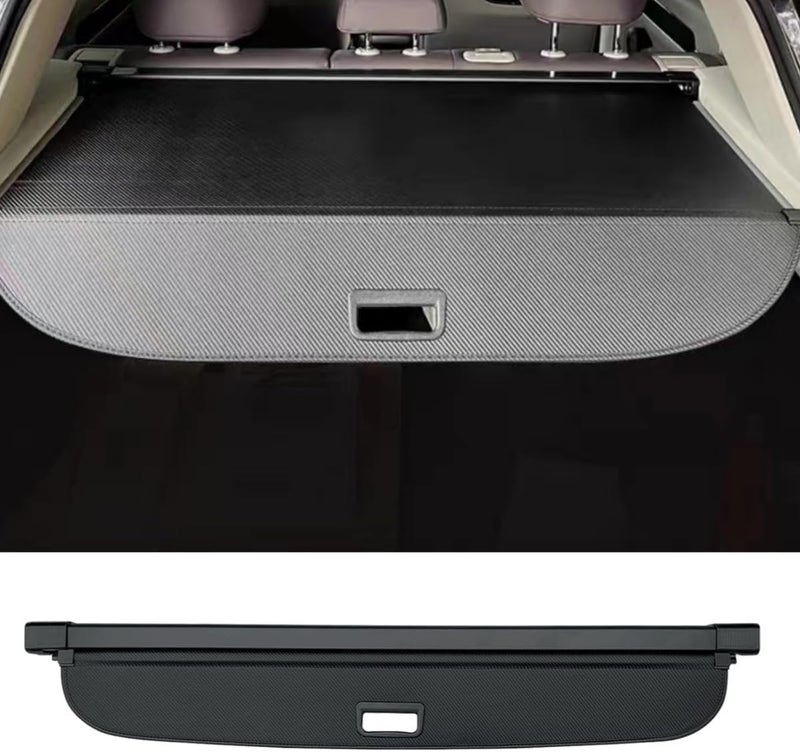 Okutech Black Retractable Cargo Cover Compatible with Mazda 5 M5 Mazda5 2007-2017, Rear Cargo Privacy Screen Car Trunk Luggage Cargo Security Shade Shield (Carbon Fiber Style) - Image 1